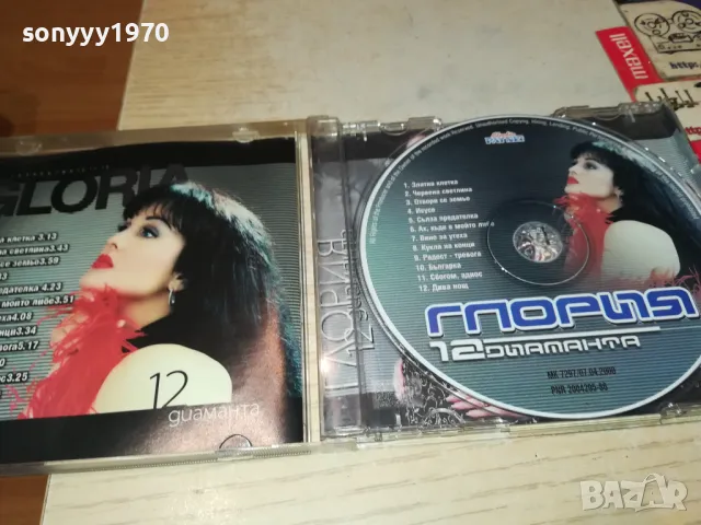 заявено-ГЛОРИЯ-ОРИГИНАЛНО ЦД 2803251612, снимка 18 - CD дискове - 49676685