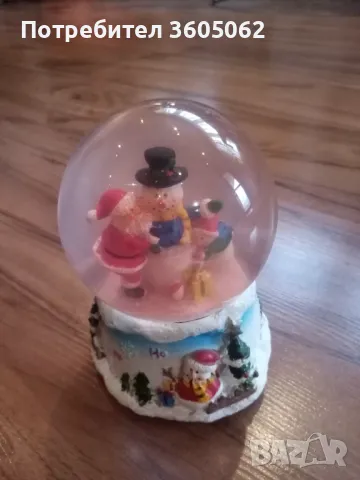 Стар снежен музикален глобус , снимка 3 - Антикварни и старинни предмети - 48824947