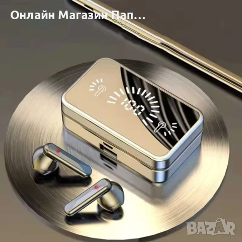 S20 Безжични Bluetooth 5.3 Слушалки с Дисплей Черни, снимка 2 - Безжични слушалки - 53389101