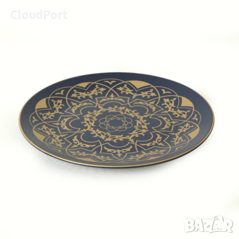 ПЪЛЕН СЕРВИЗ ЗА МАСА, KERAMIKA, GOLD, 24 ЧАСТИ, КЕРАМИКА, ЖЪЛТО/ СИН, снимка 5 - Сервизи - 43582732