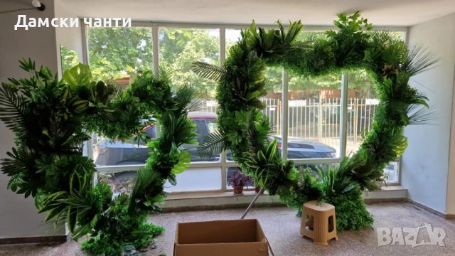 Арка-сърце, згъваема на колела , снимка 2 - Градински мебели, декорация  - 51740344