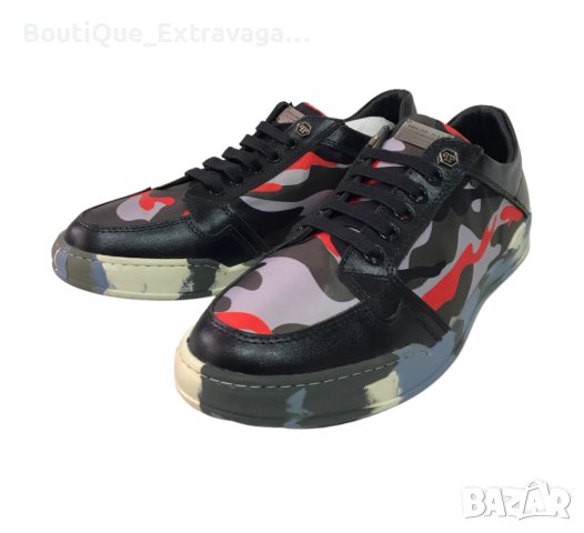 Мъжки обувки Philipp Plein Camouflage !!!, снимка 2 - Маратонки - 44033450