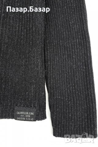 Calvin Klein Slim Fit Оригинален Пуловер Блуза L-XL, снимка 4 - Пуловери - 38752530