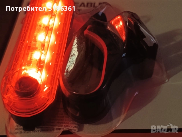 Walfort задна светлина за колело Usb Зареждаща се, снимка 6 - Части за велосипеди - 53484736