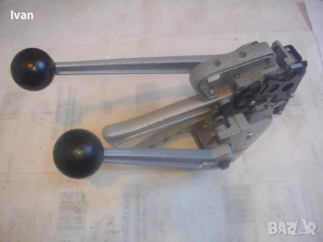 НОВА ШВЕЙЦАРСКА РЪЧНА МАШИНА ЗА ОПАКОВАНЕ С МЕТАЛНА ЛЕНТА РЪЧЕН ЧЕМБЕР ВИСОК КЛАС ORGA PACK, снимка 12 - Други инструменти - 50173810