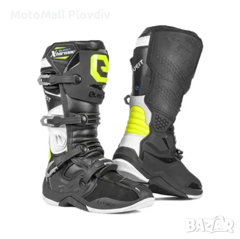 ELEVEIT Ботуши X-Tarmac Black Fluo Yellow, снимка 2 - Аксесоари и консумативи - 49160556