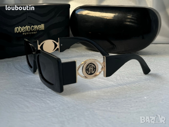 Roberto Cavalli  дамски слънчеви очила правоъгълни, снимка 10 - Слънчеви и диоптрични очила - 44884959
