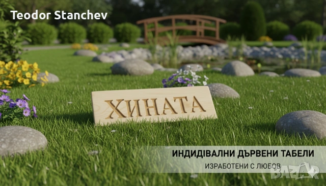 Изработка на дървени табели, снимка 2 - Други - 53446947