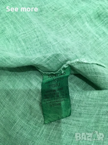 Made in Italy риза 100% лен S/M, снимка 6 - Ризи - 53572295