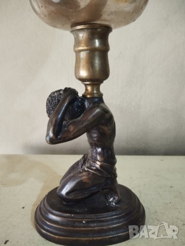 Стара газова (газена) лампа, снимка 2 - Други ценни предмети - 43740759