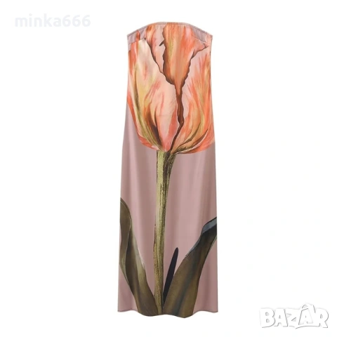 Елегантна дамска рокля., снимка 2 - Рокли - 53134219