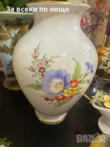 Höchst Porzellan-Manufaktur Germany  Mainz Circa 1977 Код P1692, снимка 4 - Вази - 52960336
