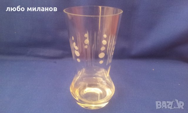 Ретро чаши за безалкохолно, вода, ръчна гравюра 6 бр комплект, снимка 6 - Антикварни и старинни предмети - 35486896