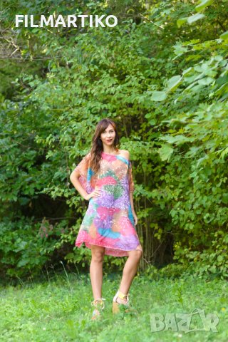 Ръчно рисувана копринена "Настроение"