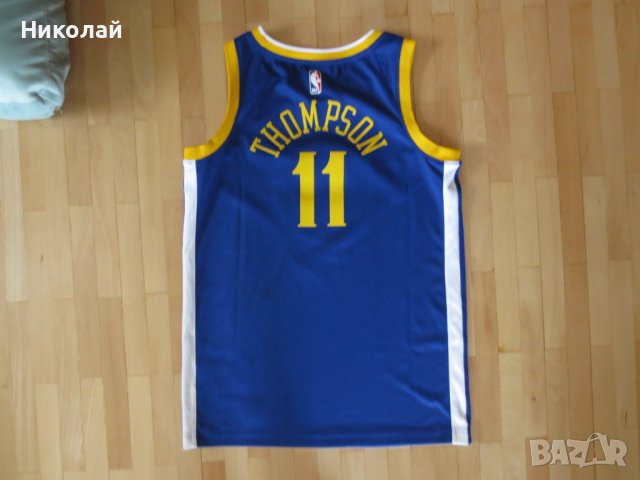 Nike Klay Thompson Royal Golden State Warriors Jersey, снимка 3 - Спортни дрехи, екипи - 37317156
