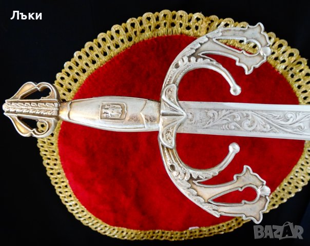 Старинен италиански ятаган,сабя,маркиран. , снимка 2 - Антикварни и старинни предмети - 39618823