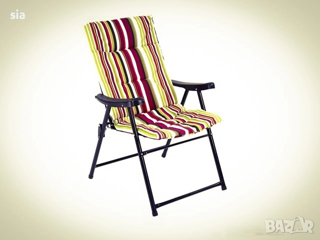 Сгъваем стол с подглавник/ възглавница, снимка 5 - Къмпинг мебели - 51602979