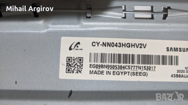 SAMSUNG UE43RU7092/BN1-02703C/L43E7_RSM /BN44-00947J, снимка 4 - Части и Платки - 43528037