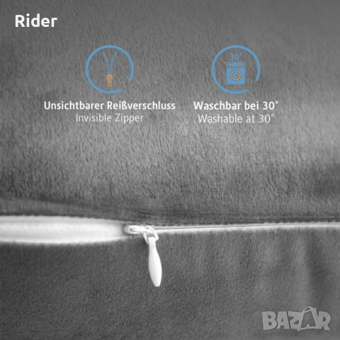 Комплект от 2 кадифени калъфки за възглавници Komfortec, 30 x 50 см., снимка 3 - Възглавници - 53096633