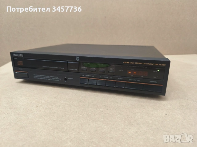 Cd Player PHILIPS CD-380 TDA1541, снимка 3 - Ресийвъри, усилватели, смесителни пултове - 53474234