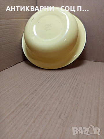 Соц Стара Емайлирана Руска Купа Легенче. НОМЕР 723., снимка 2 - Антикварни и старинни предмети - 53528259