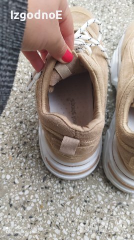 Жестоки сникърси, бежови кецове , снимка 4 - Маратонки - 40045134