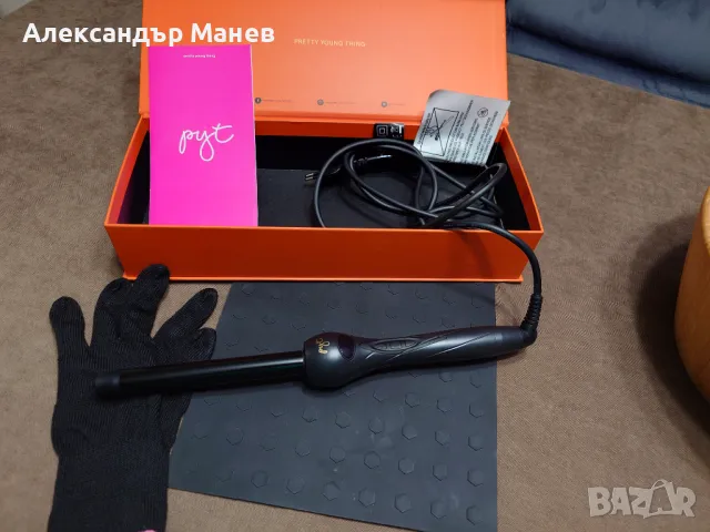 Дигитална професионална маша за къдрици 19мм , снимка 3 - Фризьорски принадлежности - 47260435