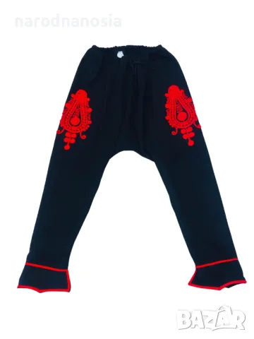 МЪЖКИ ТРАКИЙСКИ ПОТУРИ С ЧЕРВЕНИ ГАЙТАНИ- Модел 17