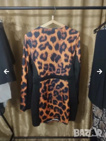 Нова рокля леопардов принт , снимка 3 - Рокли - 52516386
