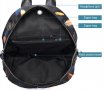 Дамска раница Emma, 3D Принт, Черна, снимка 8