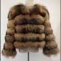 Дамско елегантно палто от лисица код 122, снимка 1 - Палта, манта - 34802351