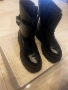 Черни кожени  стилни ботуши, снимка 5