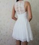 Елегантна дамска рокля с дантела в бял цвят р-р S/M - марка Elise Ryan, снимка 4