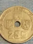 Монета 25 сантима 1938г. Кралство Белгия рядка за КОЛЕКЦИЯ 41189, снимка 2