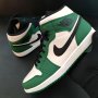 Nike Air Jordan 1 Pine Green Нови Оригинални Обувки Размер 44 Номер 28см Мъжки Маратонки Кецове , снимка 4