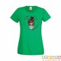 Дамска тениска Свети Валентин Valentines Day Skull Valentine's 10, снимка 2