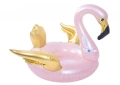 Надуваемо фламинго, gold - 115см, снимка 3