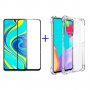 2 в1 Комплект Full Glue стъклен протектор + Прозрачен Кейс Samsung Galaxy A53 5G , снимка 1 - Калъфи, кейсове - 37323773