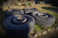 Зимни гуми с железни джанти 4х100, снимка 3