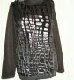 Дамска блуза - черна, снимка 1 - Блузи с дълъг ръкав и пуловери - 9013251