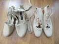 Дамски обувки от естествени материали, снимка 1 - Дамски елегантни обувки - 37791533