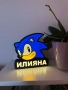 Персонализирани лампи - Sonic, снимка 1