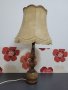  НАМАЛЕНА Настолна лампа с шапка от естествена кожа , снимка 7