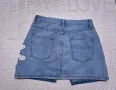 Дамска къса дънкова пола атрактивен модел , снимка 5
