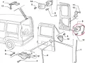 Fiat Doblo Брава за задна врата(багажник) , снимка 2