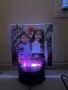 Гравирана снимка върху LED лампа, снимка 2