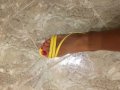 Дамски сандали от естествена кожа и лак, снимка 5