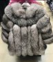 Дамско луксозно палто с лисица