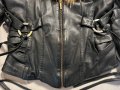Кожено яке с естествен пух | (S) , снимка 9