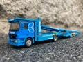 Mercedes Actros 1844 MP2 Kässbohrer SuperTrans Herpa 1:87 Автовоз, снимка 10